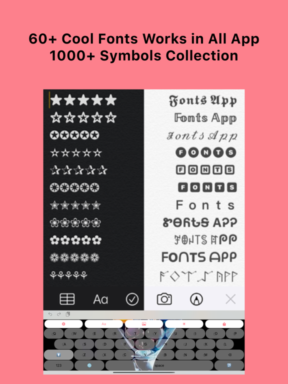Screenshot #6 pour FontsApp - Cool Keyboard