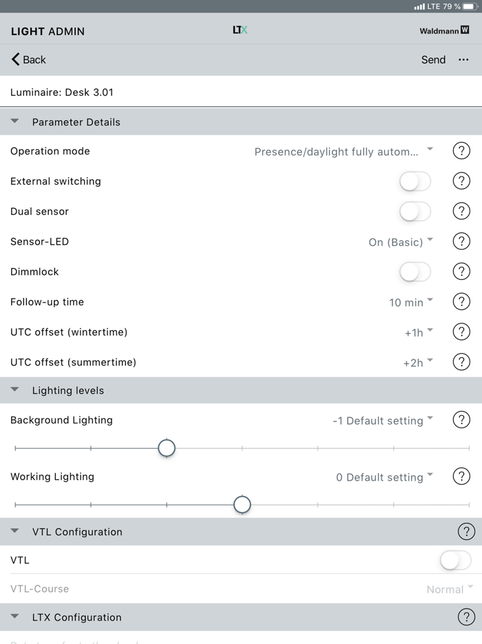 Waldmann LIGHT ADMIN