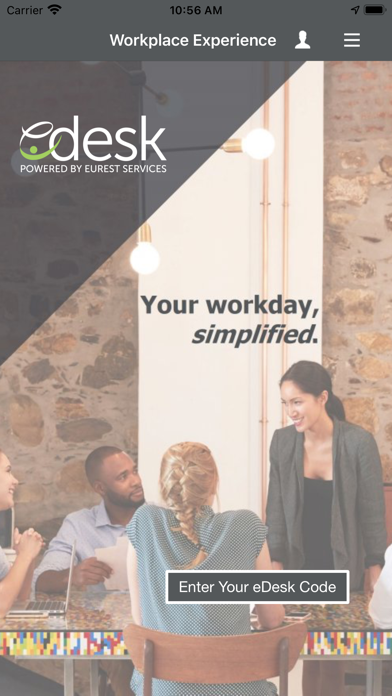 eDesk: Workplace Experience Screenshot