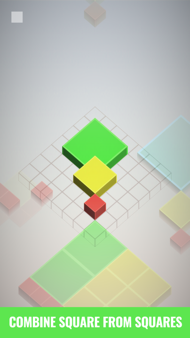 Screenshot #1 pour Isometric Squares - puzzle ²