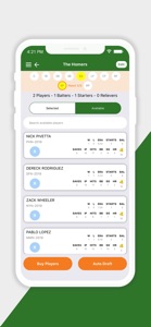 Baseball Draft 2 Teams screenshot #2 for iPhone
