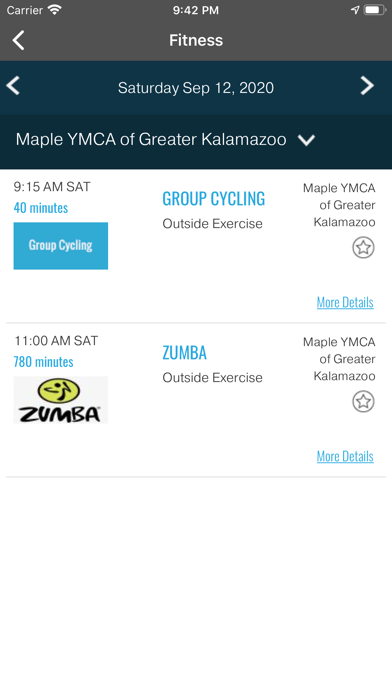Screenshot #3 pour YMCA of Greater Kalamazoo App