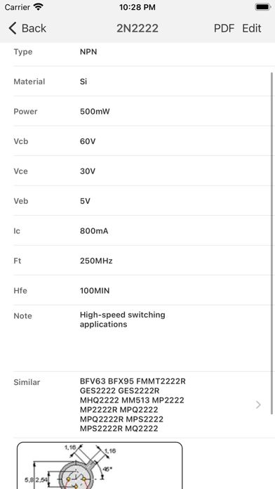 Transistors Handbook Screenshot