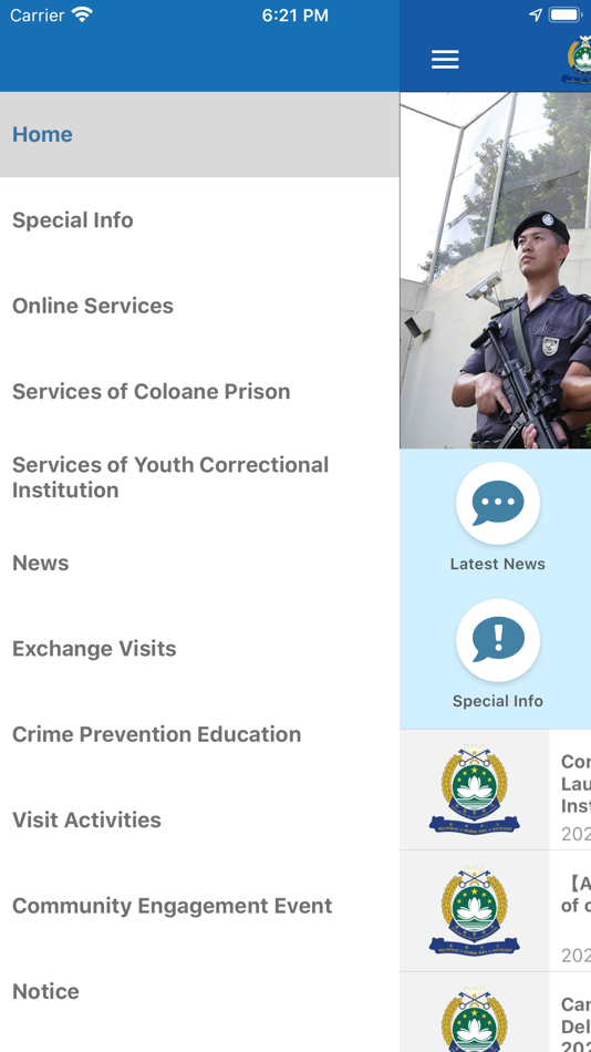 #2. Correctional Services Bureau (iOS) 由: 澳門特別行政區政府懲教管理局