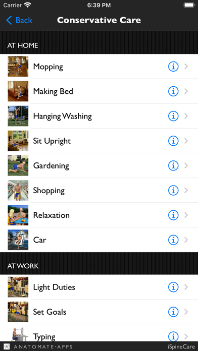 iSpineCare Screenshot