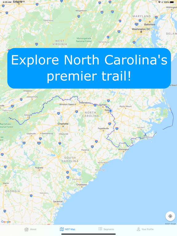 The MST Guide iPad screenshot 1 - Navigation app