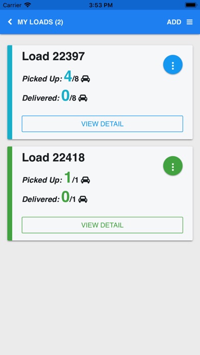 Larick Towing & Transport EPOD Screenshot
