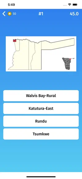 Game screenshot Namibia: Provinces Quiz Game hack