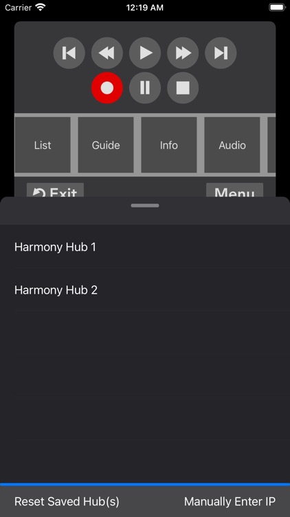 Remote Control for Harmony Hub