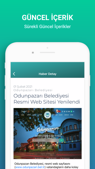 Odunpazarı Belediyesi Screenshot