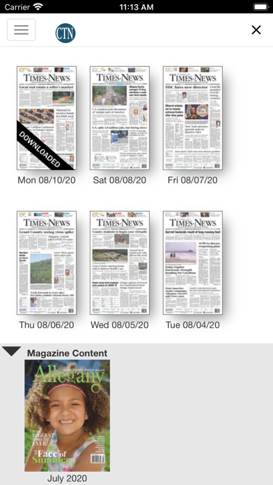 Cumberland Times-News Screenshot