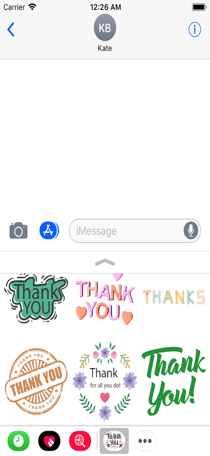 Thank You Stickers 2018