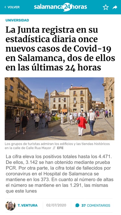 Salamanca24horas.com Screenshot