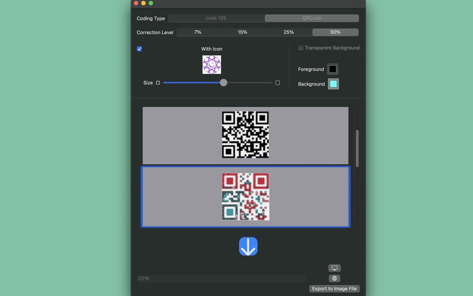 #2. QRCode Barcode Generator (macOS) 由: Aimer Shine Co. Ltd