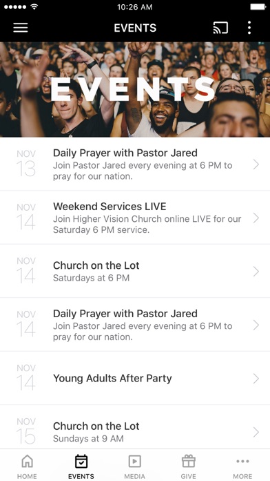 Higher Vision Church Screenshot