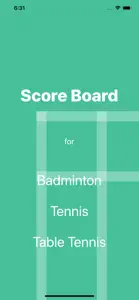 Badminton Scoreboard screenshot #1 for iPhone