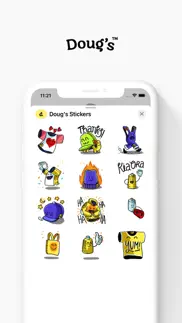 doug's stickers iphone screenshot 1