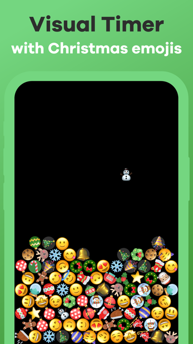 Screenshot #1 pour Christmas Emoji Timer