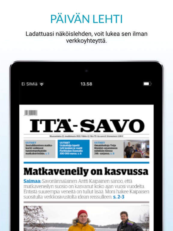 Screenshot #6 pour Itä-Savo, päivän lehti