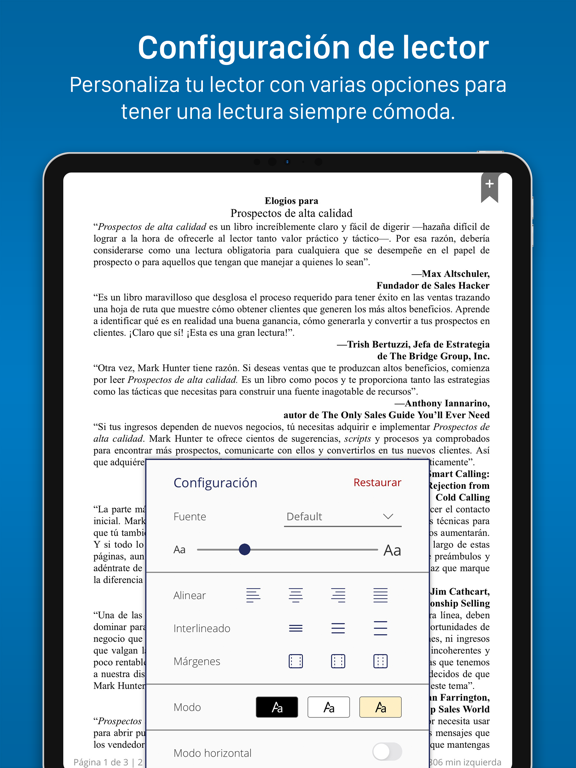 eBookExito Reader iPad screenshot