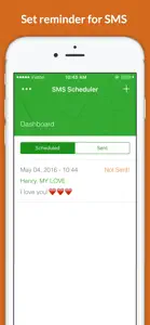 SMS Scheduler - Auto Reminder screenshot #3 for iPhone