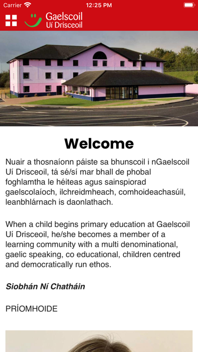 Gaelscoil Uí Drisceoil Screenshot