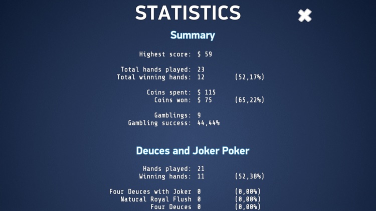 Casino Video Poker Collection screenshot-4