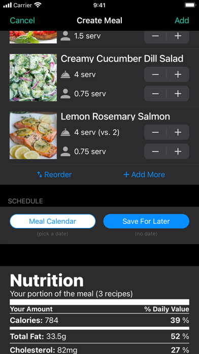 Food Friend: The Recipe App Screenshot