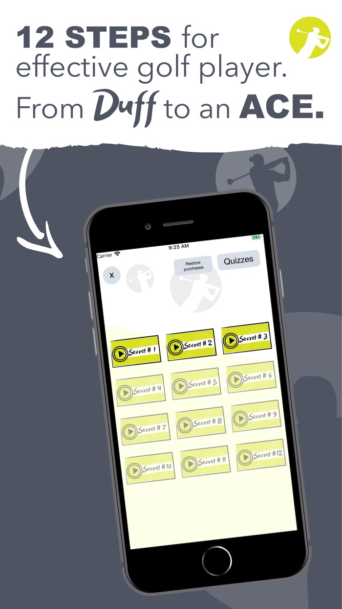 Golf Swing Shot Technique App