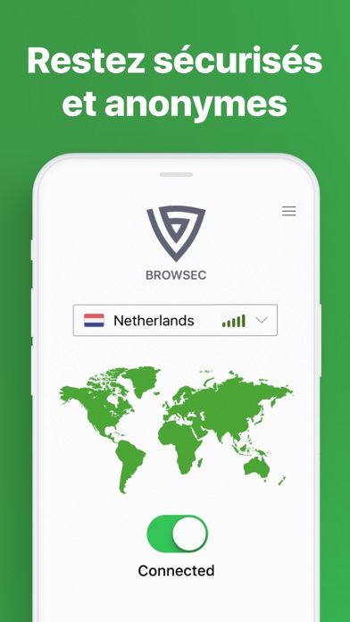 Screenshot #3 pour Browsec VPN: Securite iPhone