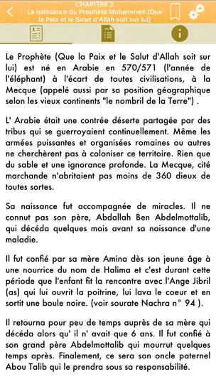Capture d'écran de As-Sira : Prophète Mohamed sur iPhone 5