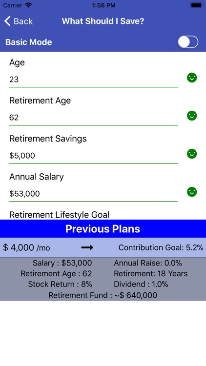 401Key - Retirement Calculator screenshot-4