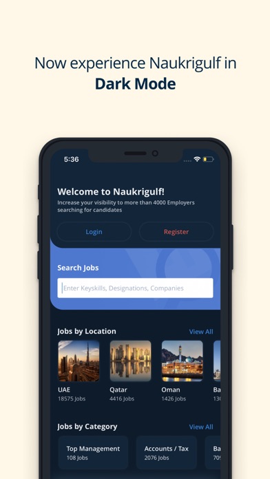 Naukrigulf Job Search App Screenshot