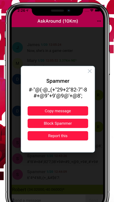 AskAround - Ask People Nearby Screenshot