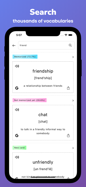 ‎Memorize: Learn English Words Screenshot