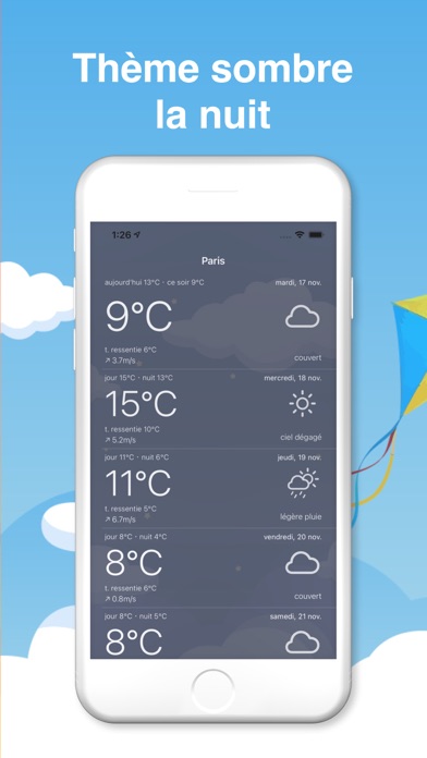 Screenshot #3 pour WeekWeather - prévision