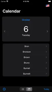 name-days iphone screenshot 1