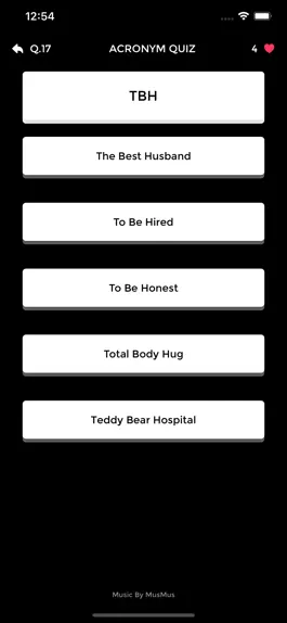 Game screenshot Social Media Acronym Quiz apk