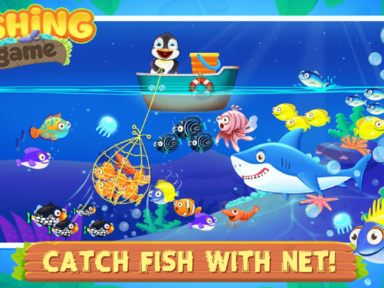Screenshot #6 pour Fishing Games For Kids Happy