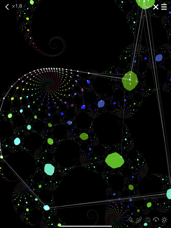 Retinamandelbrot iPad screenshot 7 - Education app