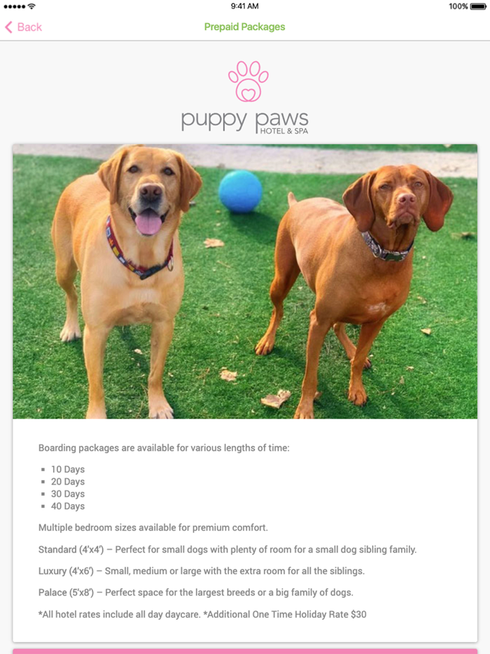 Puppy Paws Hotel and Spa