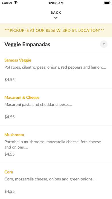 Nonna's Empanadas Screenshot