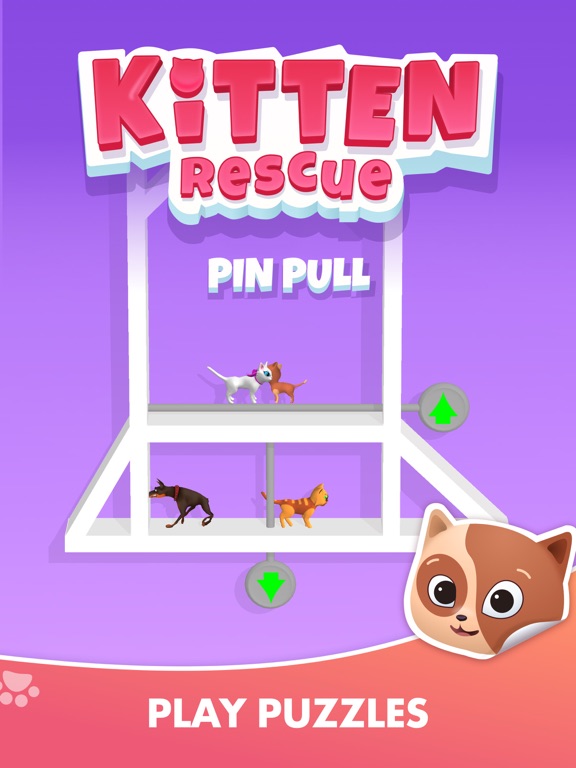 Kitten Rescue - Pin Pullのおすすめ画像2