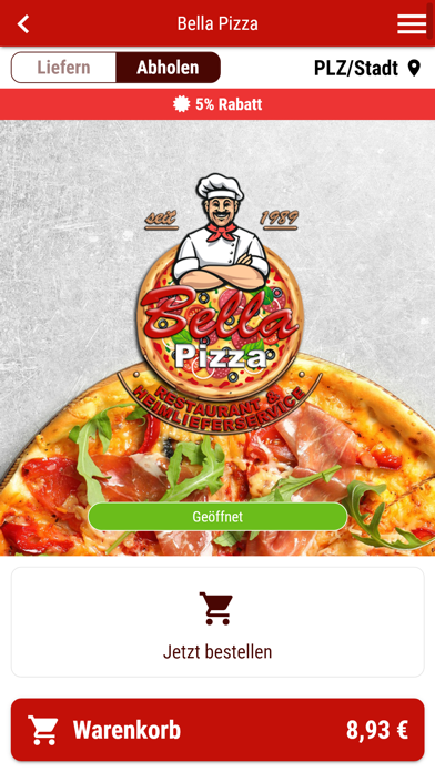 Bella Pizza Mannheim Screenshot