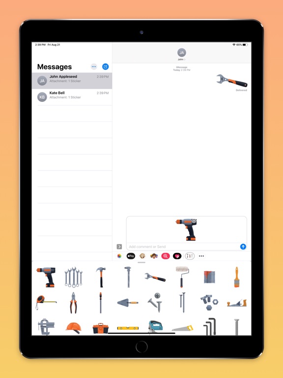 Screenshot #5 pour The Tools Stickers