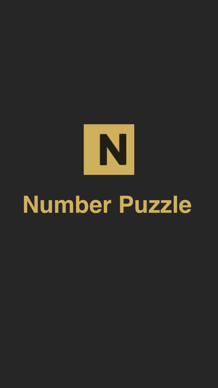 Number Puzzle sort numbers