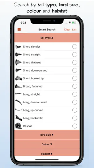 Screenshot von Sasol EBirds South Africa LITE auf dem iPhone 7