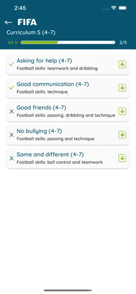 Game screenshot FIFA Football for Schools apk