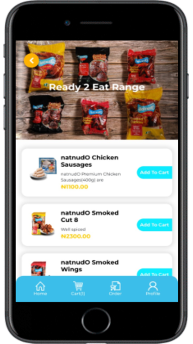 natnudO Foods Screenshot