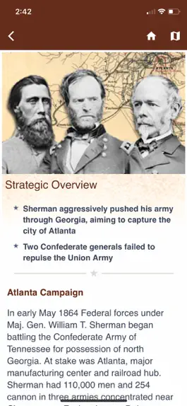 Game screenshot Atlanta Campaign Battle App apk